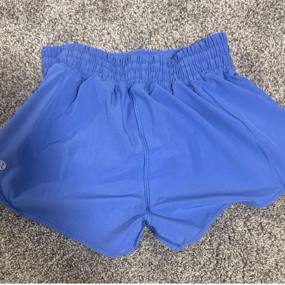 lululemon athletica Vibrant Blue Athletic Shorts 2.5” - Picture 2 of 3